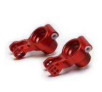 AFCAHEH For AR330505 Front Steering Block Hubs Cup AR330404 Rear Hub Aluminum For RC Car Parts ARR-MA 1/8 6S(Rear Red 2Pc)