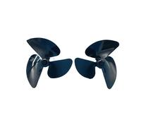 AFCAHEH For Rc Bait Boat 35mm 3-blade Propeller Underwater Thruster High Speed propeller for motor shaft 2.3mm Engine Propeller Power Driven(Schwarz)