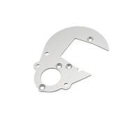 AFCAHEH Rc Car Engine Chassis Gear Fuel Tank Plate Rear or Front Upper Metal Plate for 1/5 ROFUN ROVAN KM 5B 5T 5SC Truck Parts(Gear Plate Silver)