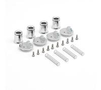 AFCAHEH Suitable For Orlandoo Hunter OH32T01 Truck Model Airbag Metal Upgrade Accessories(Silver)