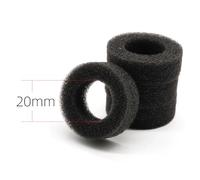 AFCAHEH Suitable For Orlandoo Hunter RC Model 1:32 OH32M01 OH32M02 Gravel Tire Soft Tire Diameter 40mm Wheels(Sponge 4Pcs)