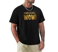 AFCURBU Awesome Wow! Hamilton King George III Quote T-Shirt Black M