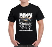 AFCURBU Deadliest Catch 15th Anniversary Signature T Shirt Black M