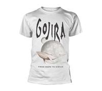 AFCURBU Gojira 'from Mars to Sirius' Organic' T Shirt White L