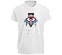 AFCURBU Species with Amnesia T-Shirt Forgotten Past History Best Truth Seeker Gift White M