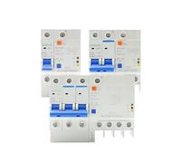 AFDD-63 220V 3P+N Fault Arc Protector Circuit Breaker Short Circuit Protection Overload Protection Leakage Protection AUOQKQUT(1P and N,6A)