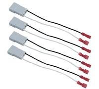 AFEISOL 72-7800 Speaker Wiring Harness Accessories Replacement for Honda Accord Civic CRV Acura CL TL Front Rear Door Speaker Adapter Wiring Harness (72-7800)