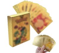 Afenau 55 Pcs Anime Gold Cards, Anime Trading Cards, An-ime Game Card Box, Cartoon Trading CARD for Fans, Children And Adults, Family Party Games