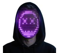 Afenau LED Mask with Gesture Sensing, Scary LED Halloween Mask, Light Up Mask with 50 Static and Dynamic Images, led masks, Led Face Mask for Halloween Face Masks for Men Women Kids