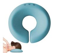 Afenau Massage Pillow Face Down, Prone Pillow Massage Headrest for Bed, Comfortable Beauty P-illow, Ergonomic Face Cradle Cushion for Spa, Salons (Blue)
