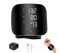 Afenau Wrist Blood Pressure Monitor, Rechargeable LED Touch Screen Blood Pressure Machine, Adjustable Wrist Cuff Bp Monitor Blood Pressure for Adult Elder at Home or Travel Use