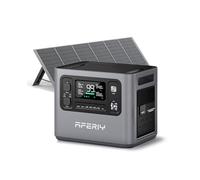 AFERIY 2800W 2048Wh Power Station with 400W Solar Panel, 220V-240V LiFePO4 Battery Backup,Expandable Capacity Solar Generator for Home Use,Outdoor Camping,Power Outage,RV