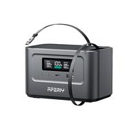 AFERIY 31000mAh/99.2Wh Portable Power Station, 100W Camping Power Bank Solar Generator with LiFePO4 Battery USB/Type C Outlet, Built in Extension Cable for Outdoor Travel and Business Trips