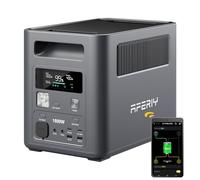 AFERIY P180 Portable Power Station, 1024Wh 1800W (3600W Peak), Fast Charging 0-90% in 60 Minutes, LiFePO4 Portable Battery with UPS, BMS, Solar Power Station for Camping, Home, Office