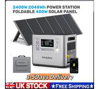 AFERIY P210 Portable Power Station 2400W 2048Wh LifePO4 + 400W Solar Panel