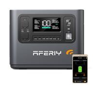 AFERIY Portable Power Station 1008Wh LiFePO4 Battery, 1200W Max AC/100W PD Type-C Output, 1.2H Fast AC Charger with APP Control, Solar Generator for Camping, RV, Off-grid Living, Outdoor Adventures