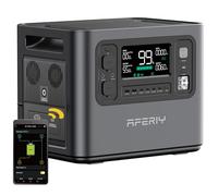 AFERIY Portable Power Station 2400W, 2048Wh Solar Power Station Control Via App, 13 Output Ports, 4 Input Ways, 3x 230V AC Outlets, LiFePO4 Battery, Solar Generator for Travel/Camping/Home Backup