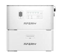 AFERIY PS240 with 1x PS240-B, Balcony Solar Station 3916Wh, 800W Network/1200W Off Grid, 2400W PV Input, IP65, Plug & Play, All-in-One Solar System for Balcony, Home, Outdoor