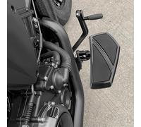 Aferrizu Front Footpegs Rider Floorboards Compatible with Kawasaki Vulcan S 650 Accessories 2015-2025 Anti-Slip Wide Motorcycle Highway Pegs (Black)