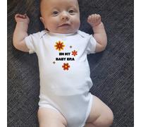 Afewhometruths In My Baby Era Cute Babygrow Romper Suit in White | Size: 0-3 m Afewhometruths White 0-3 m