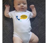 Afewhometruths Newborn Baby Gift - Granny Please Come & Get Me Funny Babygrow Romper Suit in White | Size: 0-3 m Afewhometruths White 0-3 m