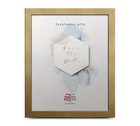aFFa frames Hekla MDF Photo Frame, The Frame, Photo Frame with Acrylic Glass, Gold Picture Frame, 24 x 30 cm