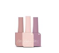 Affair Nail Polish Set of 3-02 Rusty Nude, 27 Cupcake & 52 Elite Pink | Quick Drying Semi-Matte Nail Kit | Highly Pigmented, Long Lasting & Chip Resistant Enamel 13ml Each
