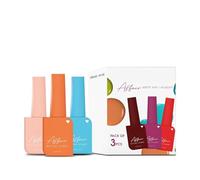 Affair Nail Polish Set of 3-06 Tangy Sun Set, 23 Sweet Nector & 40 Ocean Blue | Quick Drying Semi-Matte Nail Kit | Highly Pigmented, Long Lasting & Chip Resistant Enamel 13ml Each