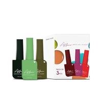 Affair Nail Polish Set of 3-14 Jungle Green, 24 Grasshopper Green & 42 Cameogreen | Quick Drying Semi-Matte Nail Kit | Highly Pigmented, Long Lasting & Chip Resistant Enamel 13ml Each