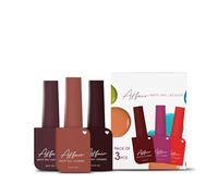 Affair Nail Polish Set of 3-22 Mulberry Maven, 54 Burnt Maroon & 61 Rose Wood | Quick Drying Semi-Matte Nail Kit | Highly Pigmented, Long Lasting & Chip Resistant Enamel 13ml Each
