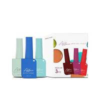 Affair Nail Polish Set of 3-37 TameTeal, 63 Coco Blue & 64 Aquamarine | Quick Drying Semi-Matte Nail Kit | Highly Pigmented, Long Lasting & Chip Resistant Enamel 13ml Each