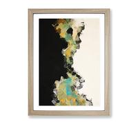 Affect Change Abstract Framed Print | A2 Oak Framed Wall Art | Ready to Hang | Abstract Fantasy Picture | Living Room Bedroom Lounge Office
