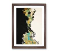 Affect Change Abstract Framed Print | A2 Walnut Framed Wall Art | Ready to Hang | Abstract Fantasy Picture | Living Room Bedroom Lounge Office