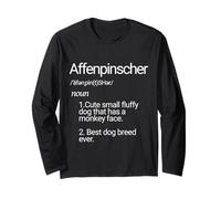 Affenpinscher Dog Breed Definition Cute Puppy Affenpinschers Long Sleeve T-Shirt