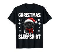 Affenpinscher Dog Nightgown Pajama Christmas Sleepshirt T-Shirt