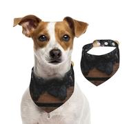 Affenpinscher Family Puppies Black Dogs Monkey,Dog Bandanas Cotton Pet Scarf Adjustable Bibs for Pet,L