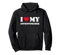Affenpinschers Dog Owner Heart I Love My Affenpinscher Pullover Hoodie