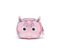 Affenzahn AFZ-HBB-001-027 Handlebar Bag with Unicorn Motif Recycled Material in Pink Dimensions: 15 cm x 8 cm x 11 cm, pink, standard size, Modern