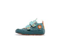 Affenzahn Barefoot Shoes Cotton Lucky Velcro Vegan Non-Slip Flexible Reflective for Summer in Size 21-32, blue, 2.5 UK Child