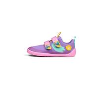 Affenzahn Barefoot Shoes Cotton Lucky Velcro Vegan Non-Slip Flexible Reflective for Summer in Size 21-32, Creative Toucan Lavender, 9.5 UK Child