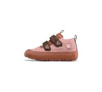 Affenzahn Barefoot Shoes Cotton Lucky Velcro Vegan Non-Slip Flexible Reflective for Summer in Size 21-32, Deer Pink, 1.5 UK Child