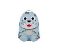 Affenzahn Big Friend Nursery Backpack for 3-5 Years Nursery, Functional 8 L, Seal - Light Blue, One Size