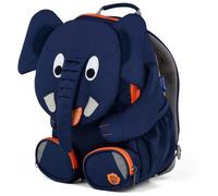 Affenzahn Big Friend Nursery Backpack for 3-5 Years Nursery, Functional 8 L, Elephant - Dark Blue, standard size, Rucksack