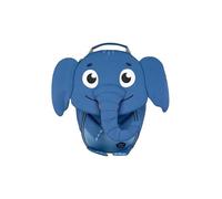 Affenzahn Little Friend Nursery Backpack for 1-3 Years Old Ergonomic Reflective Pull Tongue with Name Plate, Elephant - Blue, standard size, Casual