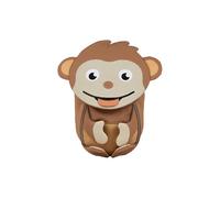 Affenzahn Little Friend Nursery Backpack for 1-3 Years Old Ergonomic Reflective Pull Tongue with Name Plate Affenzahn - Brown, Affenzahn - Brown, Standard Size, Backpack