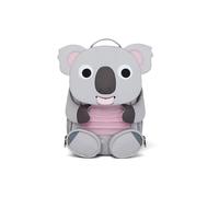 Affenzahn Petit Ami Ergonomic Backpack for Children 1-3 Years Old Reflective with Tongue Puller and Name Tag, Koala - Grey, One Size