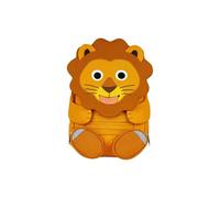 Affenzahn Unisex Children's Big Friend Backpack, Lion - Yellow, One Size