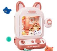 Affezionarsi Children catch claw machine, mini vending machines and candy dispensers catch Christmas birthday presents for girls and boys in arcade game, claw machine (pink colour)