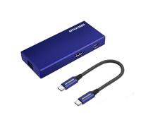 AFFHAUSEN 7-in-1 USB-C Hub, SD Reader, Audio Out/Mic, Gigabit Ethernet, 4K@60Hz HDMI, USB-A 5Gbps, USB-C Charging for iPhone 15, iPad, MacBook, XPS, Lenovo