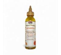 Affican Pride Moisture Miracle 5 Essential Oils with Vitamin E, Castor, Grapeseed, Argan, Coconut and Olive Oil Hair Treatment, 118ml